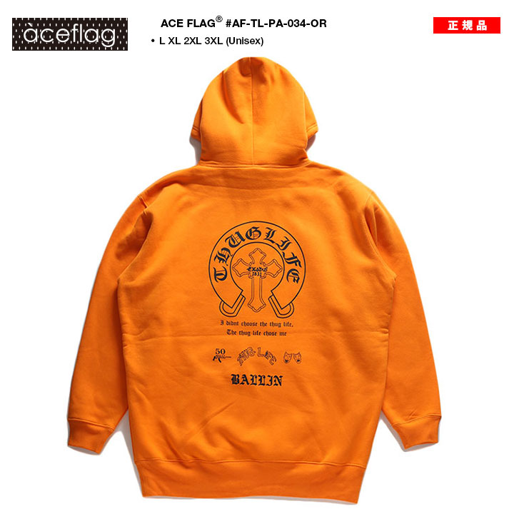 入手困難 即納 送料無料 ACEFLAG パーカー サグライフ 入手困難 即納 ACEFLAG パーカー THUG LIFE サグライフ 十字架