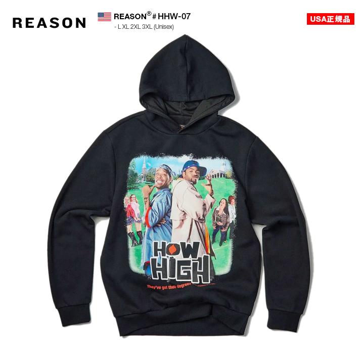 REASON × HOW HIGH パーカー ブランド フーディ 長袖 スウェット 裏
