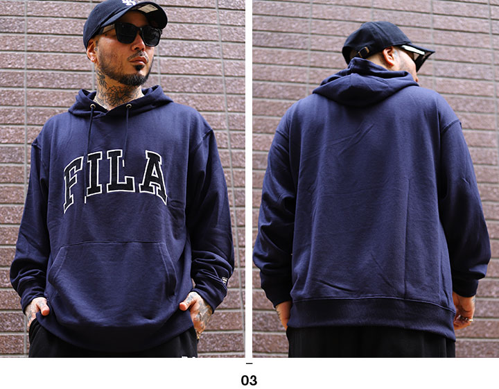 FILA（フィラ） パーカー ブランド スケボー フーディ 長袖 スウェット