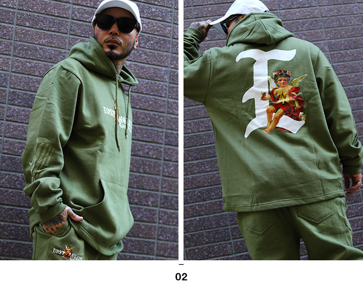 LIVE MECHANICS パーカー ブランド フーディ 長袖 スウェット 裏起毛 メンズ 春秋冬用 全3色 大きいサイズ ライブメカニクス トップス 天使 エンジェル 羽 翼 袖ロゴ 刺繍 ビッグシルエット b系 ヒップホップ レゲエ ストリート系 ハイ 服 新作 LMPH02 LIVE MECHANICS パーカー ブランド フーディ 長袖 スウェット 裏起毛