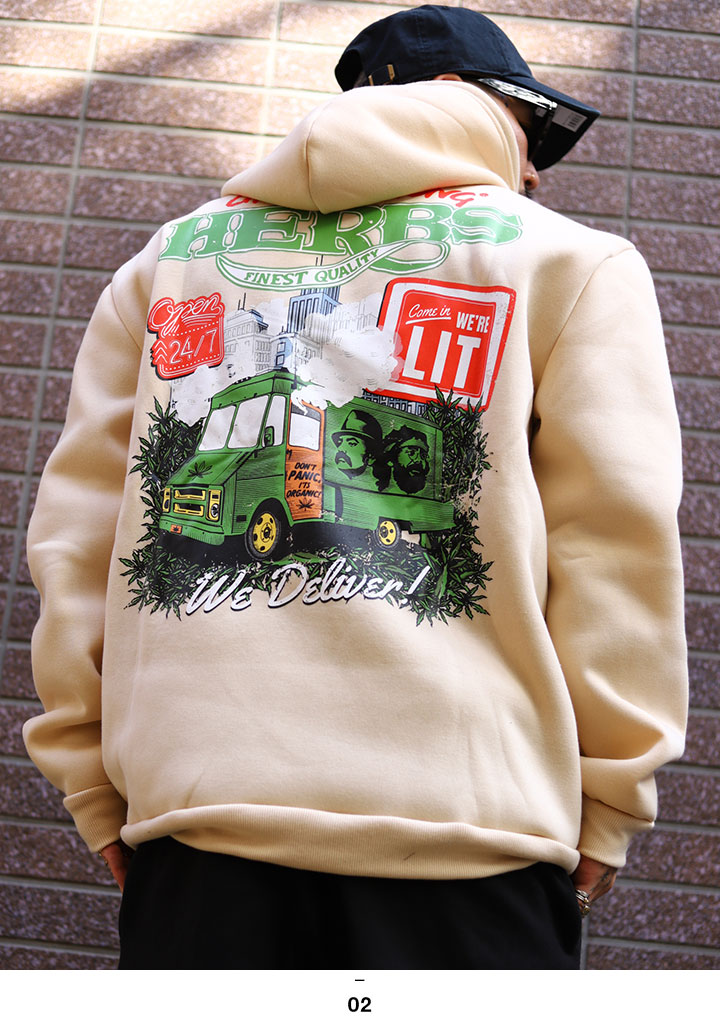 REASON × Cheech & Chong パーカー ブランド チーチョン フーディ 長袖