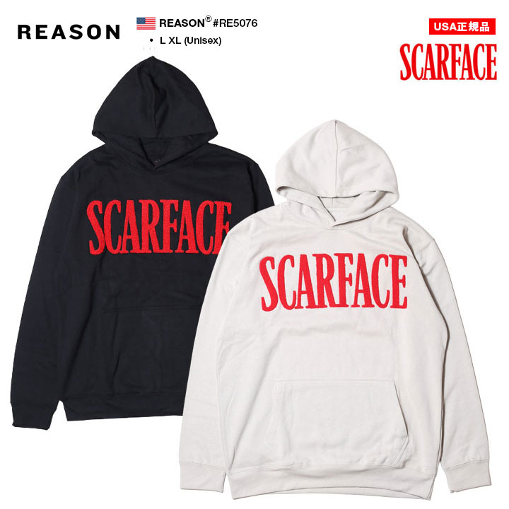 REASON × 映画 スカーフェイス 限定 パーカー ブランド フーディ 長袖