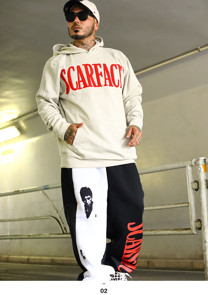REASON × 映画 スカーフェイス 限定 パーカー ブランド フーディ 長袖