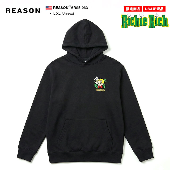REASON × リッチーリッチ キャラクター Richie パーカー ブランド 