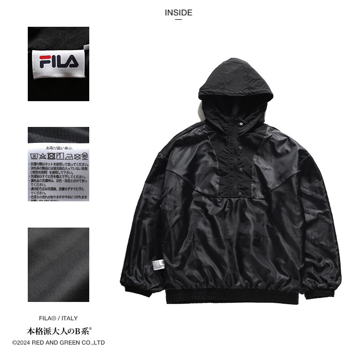 FILA（フィラ） アウター 長袖 撥水 マウンテンパーカー ブルゾン