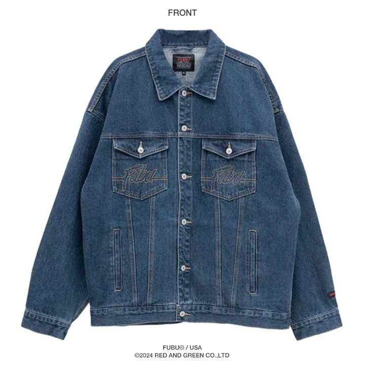 FUBU（フブ） アウター 長袖 Gジャン デニムジャケット ブルゾン