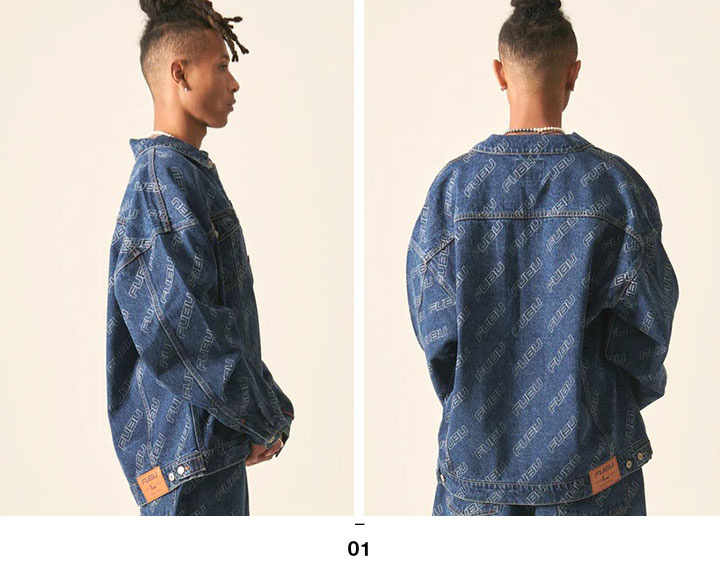 FUBU（フブ） アウター 長袖 Gジャン デニムジャケット ブルゾン