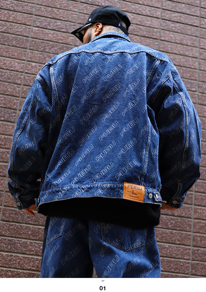 FUBU（フブ） アウター 長袖 Gジャン デニムジャケット ブルゾン