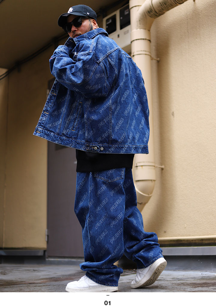 FUBU（フブ） アウター 長袖 Gジャン デニムジャケット ブルゾン