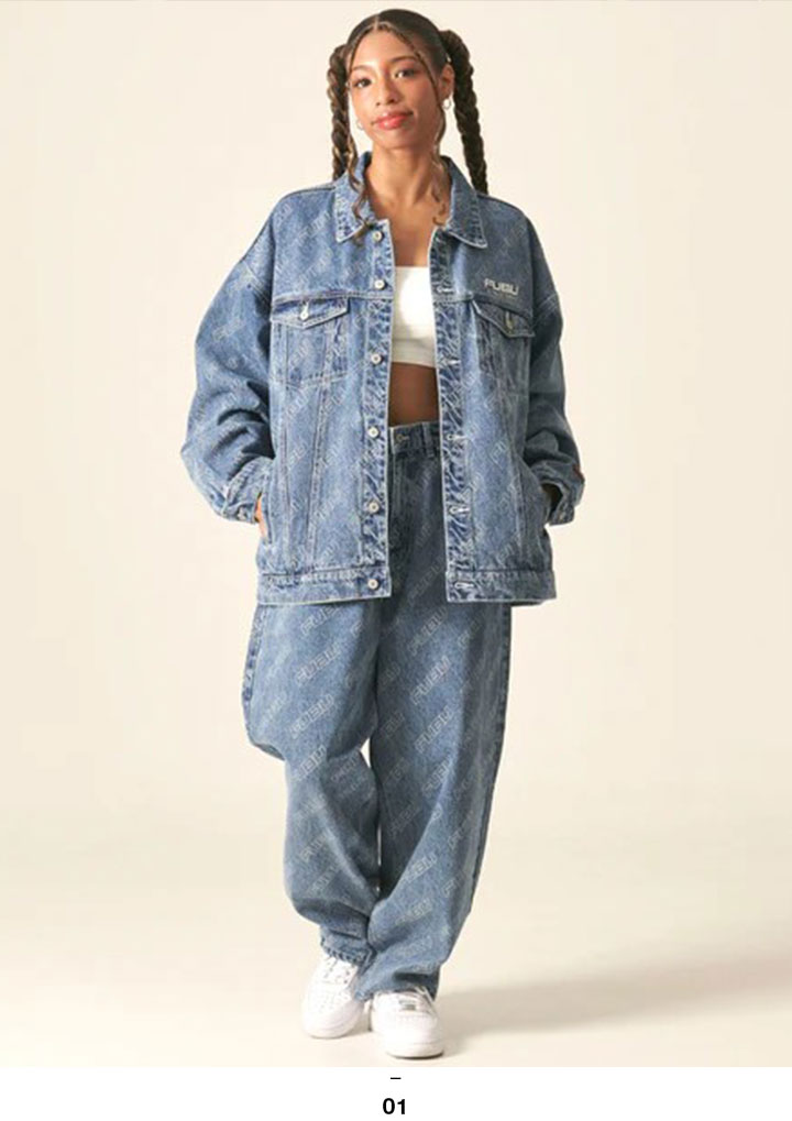 FUBU（フブ） アウター 長袖 Gジャン デニムジャケット ブルゾン