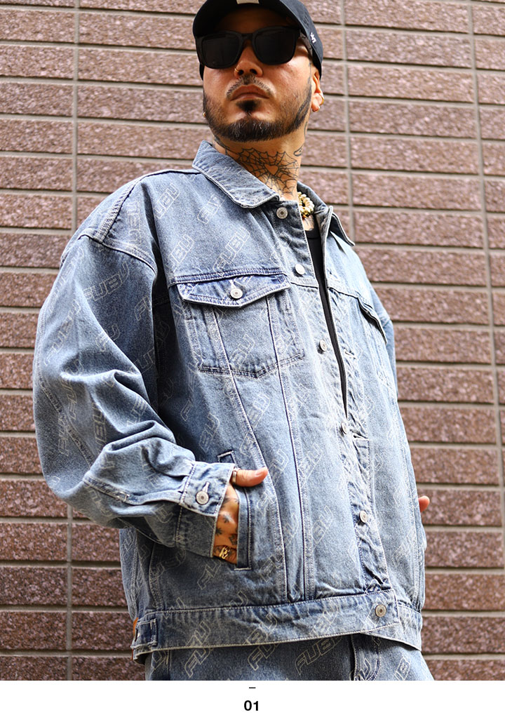 FUBU（フブ） アウター 長袖 Gジャン デニムジャケット ブルゾン