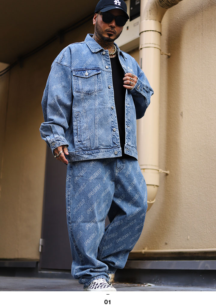 FUBU（フブ） アウター 長袖 Gジャン デニムジャケット ブルゾン