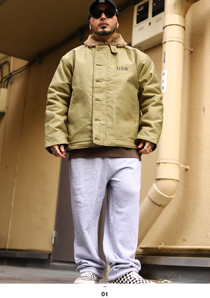 HOUSTON（ヒューストン） アウター 日本製 U.S. NAVY N-1 DECK JACKET
