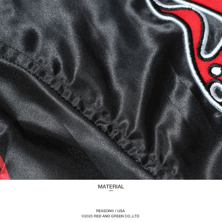 REASON × 映画 スカーフェイス アウター 長袖 ブルゾン 大きいサイズ