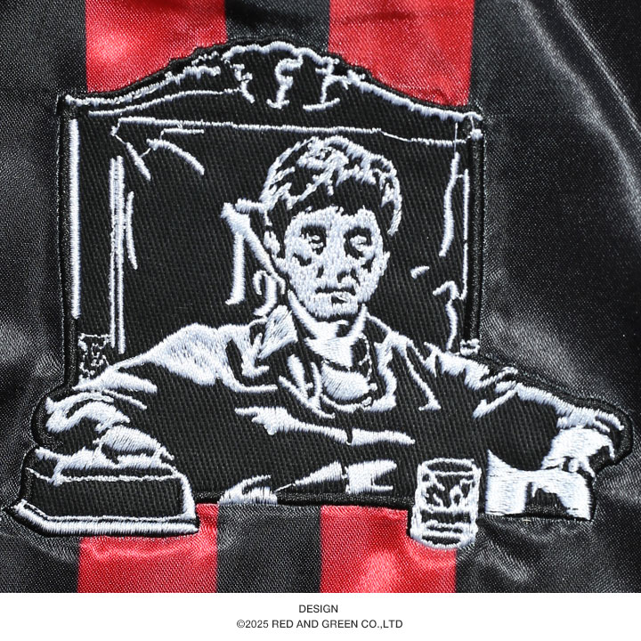 REASON × 映画 スカーフェイス アウター 長袖 ブルゾン 大きいサイズ