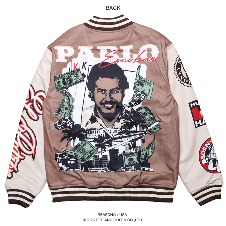 REASON × Pablo Escobar パブロ・エスコバル アウター 長袖 スタジャン 