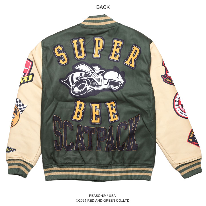 REASON × Dodge スーパー ビー アウター 長袖 スタジャン ブルゾン