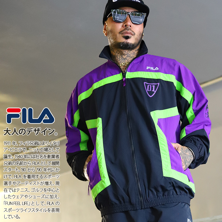 FILA（フィラ） × 新世紀エヴァンゲリオン アウター 長袖 ウインド