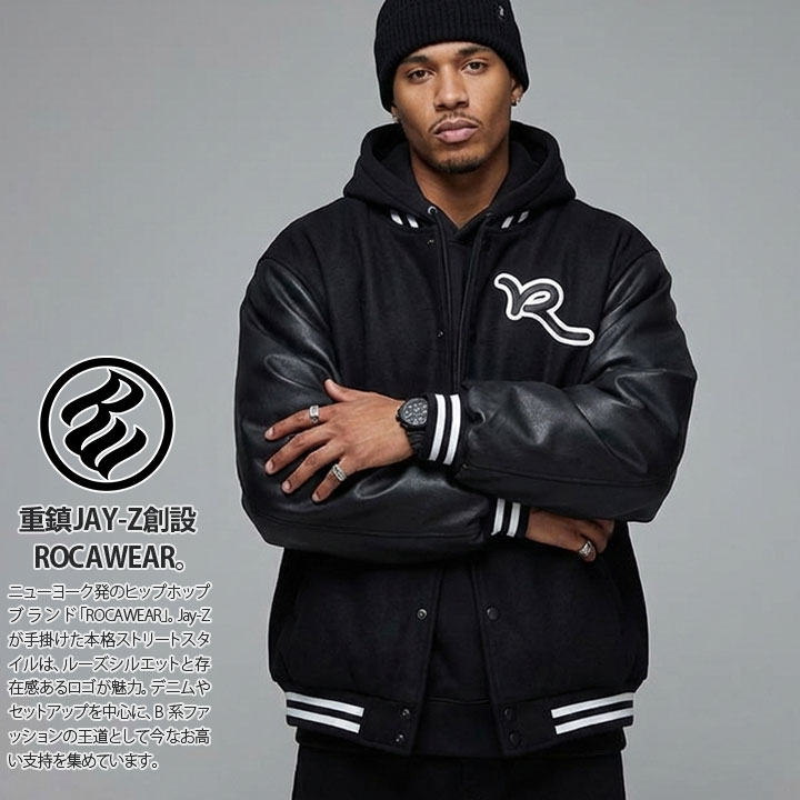 ROCAWEAR ロカウェア　スタジャン　スカジャン　XL 極美品　刺繍 ROCAWEAR ロカウェア スタジャン スカジャン XL 極美品 刺繍 ROCA WEAR