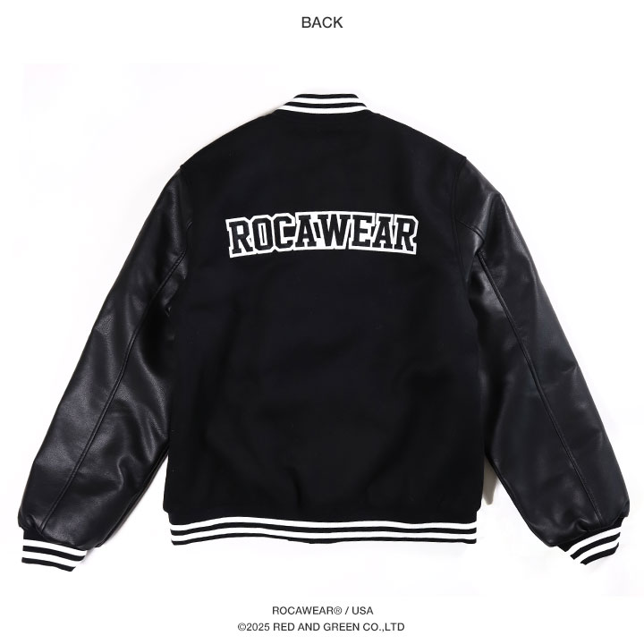 ROCAWEAR ブラック レザージャケット 中古・古着通販】ROCA WEAR (ロカウェア) レザージャケット ブラック