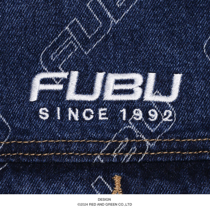 FUBU 上下セット 長袖 インディゴブルー 大きいサイズ フブ