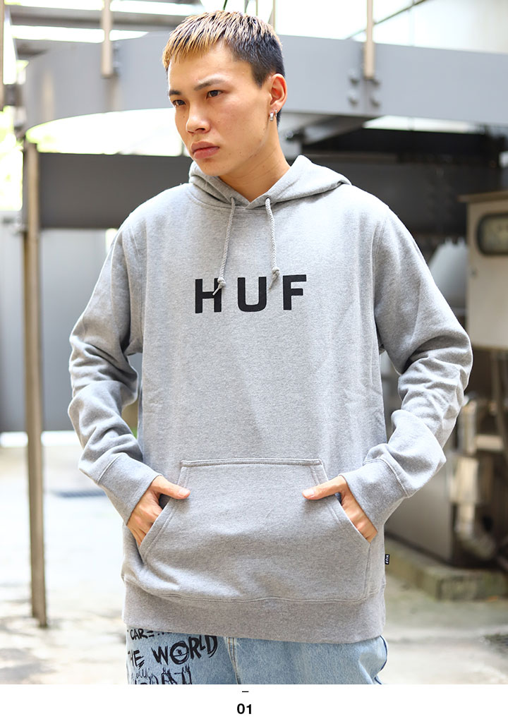 ハフ HUF フードパーカー スウェット 長袖 大きいサイズ スケート