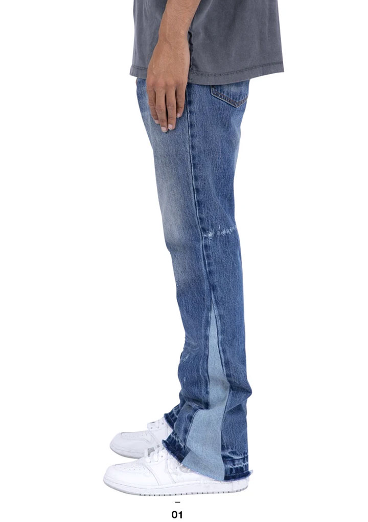 mnml（ミニマル） デニム ジーンズ ジーパン Gパン パンツ スリム 無地