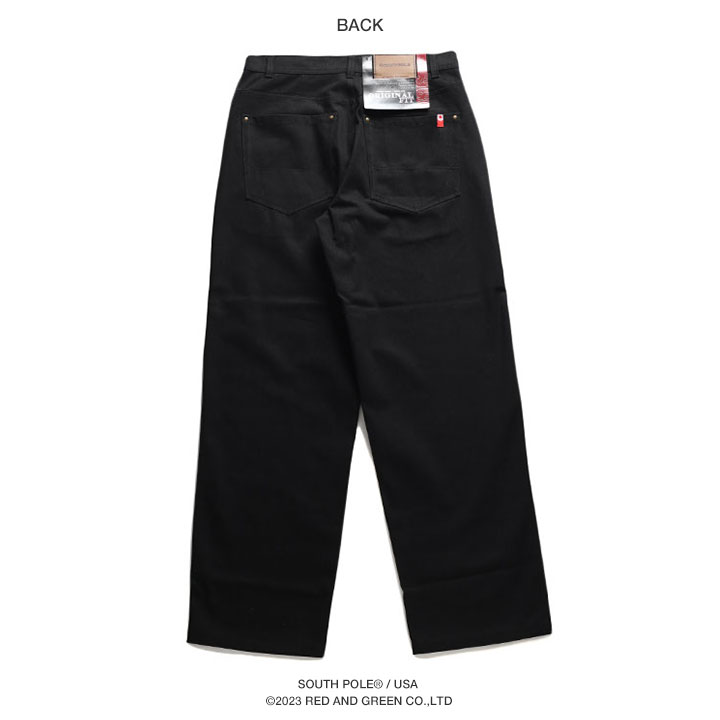 SOUTHPOLE サウスポール ブラックデニム デニムパンツ バギー ワイド SOUTH POLE SOUTHPOLE サウスポール デニム バギーパンツ メンズ