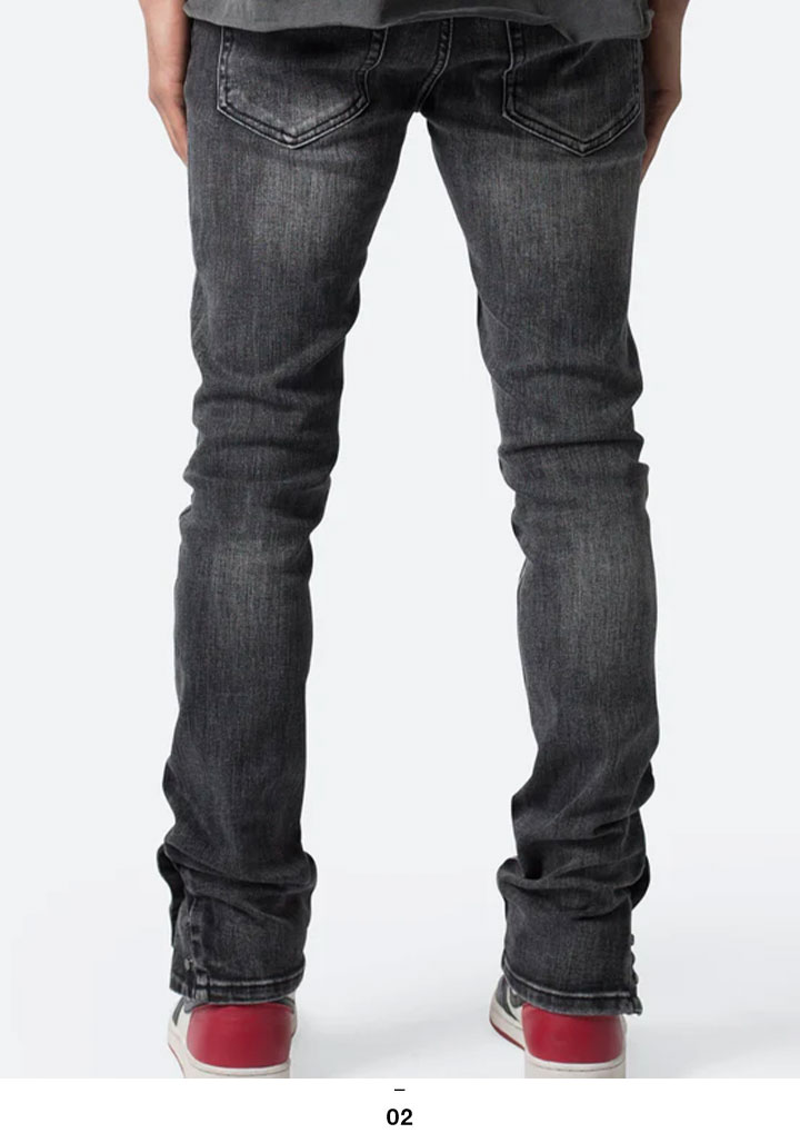 mnml（ミニマル） デニム ジーンズ フレアパンツ ベルボトム ブーツ