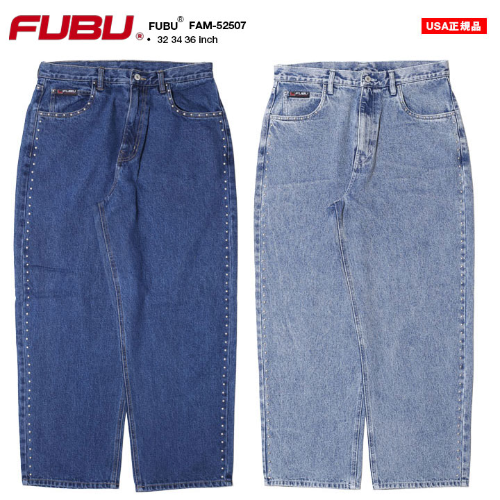 FUBU（フブ） デニム ジーンズ 大きいサイズ ジーパン Gパン ゆったり