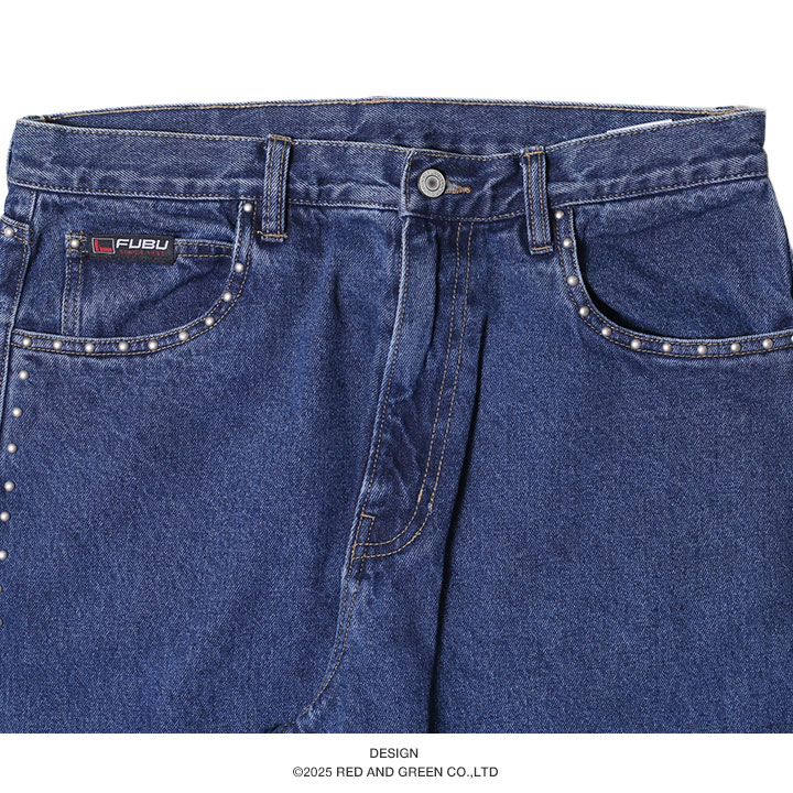 FUBU（フブ） デニム ジーンズ 大きいサイズ ジーパン Gパン ゆったり