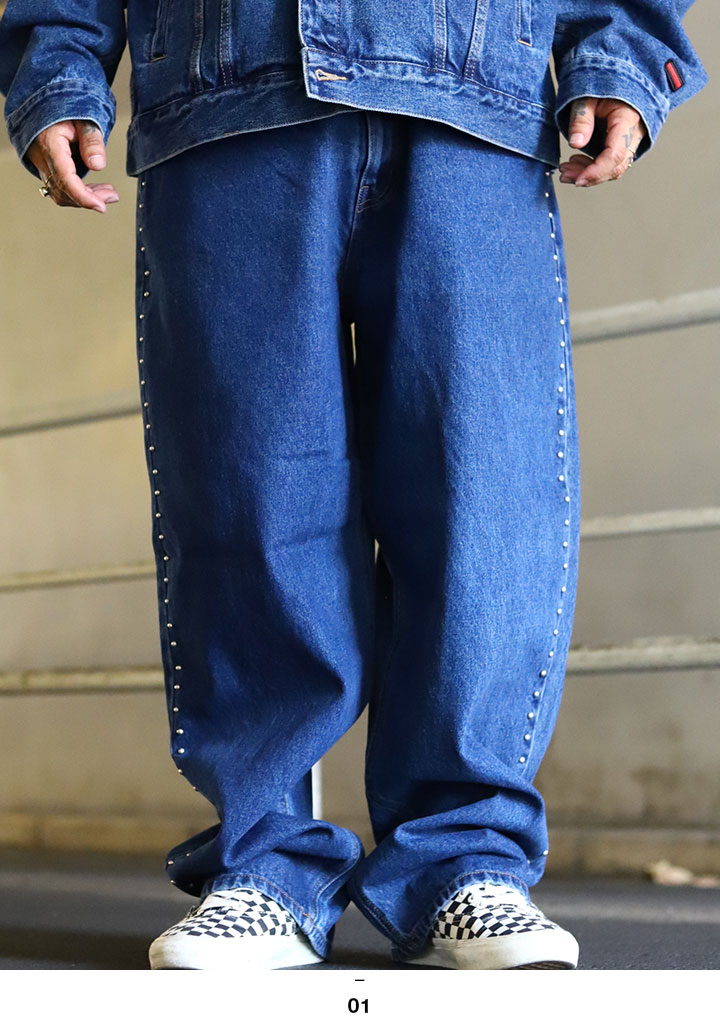 FUBUフブバギーデニムジーンズストリートw42極太b系y2k古着ヒップホップ FUBU（フブ） デニム ジーンズ 大きいサイズ ジーパン Gパン ゆったり