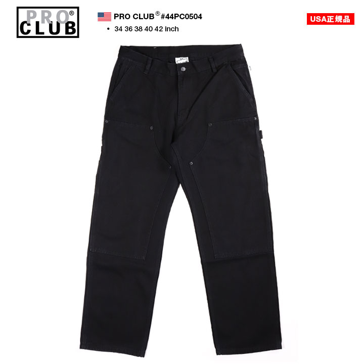 PRO CLUB デニム ジーンズ ペインターパンツ 作業着 無地 ワーク 