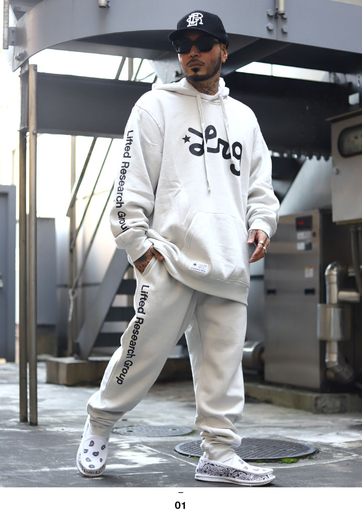 バクチク現象 2023 スウェット　Lサイズ LRG スウェットパンツ 裏起毛 大きいサイズ エルアールジー
