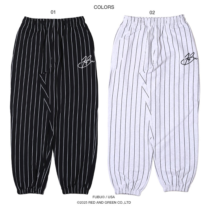 FUBU（フブ） スウェットパンツ 大きいサイズ ロングパンツ 総柄
