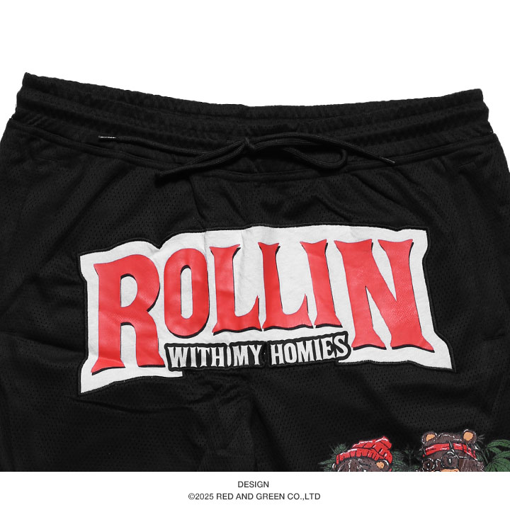 REASON × Cheech & Chong ハーフパンツ バスパン 半ズボン 短パン