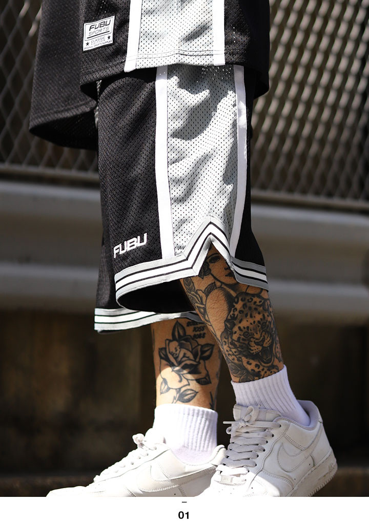 00s FUBU バスパン バギー ショーツ ハーフパンツ ジャージ 極太 00s プラチナムフブ シャイニー デニムショーツ 38 バギー