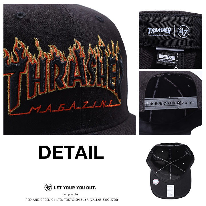 47Brand 47 THRASHER キャップ サンフランシスコ ジャイアンツ