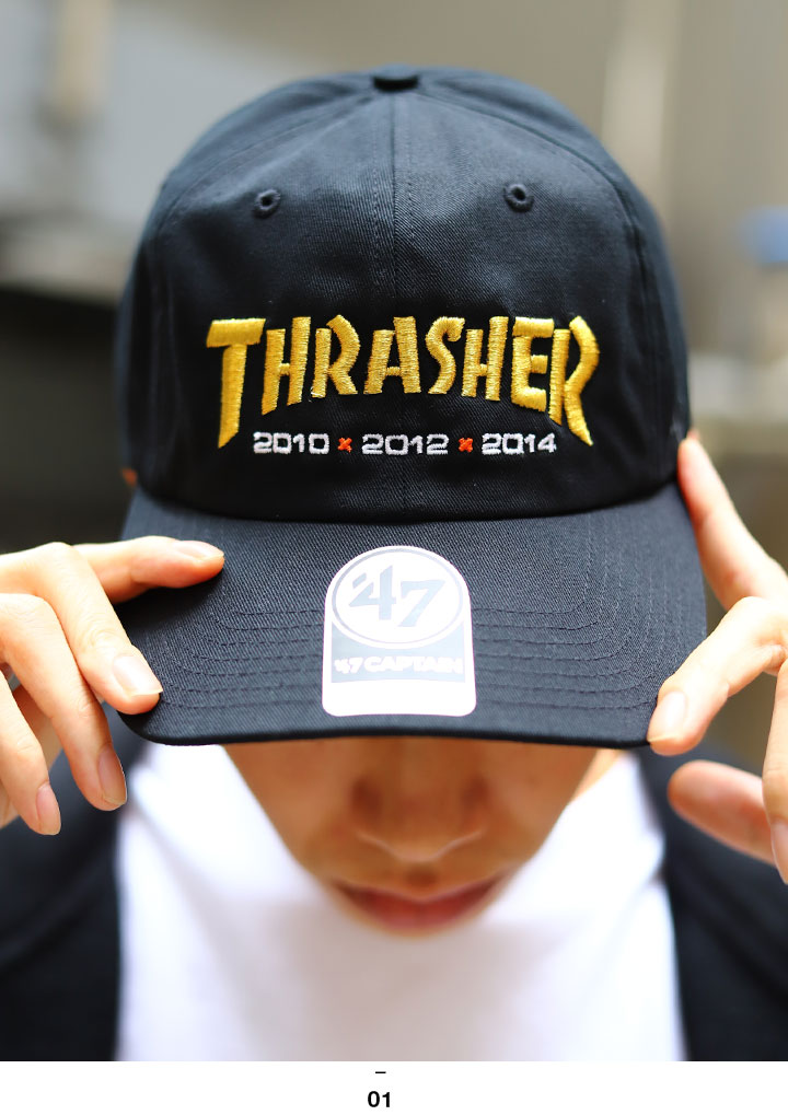 47 THRASHER キャップ サンフランシスコ ジャイアンツ 黒 MLB Giants