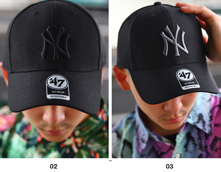 47 キャップ 47brand ニューヨーク ヤンキース 帽子 ローキャップ メンズ レディース 全7色 MLB NY ロゴ フォーティセブン MVP cap 浅め おしゃれ 新作｜weekindenim｜06