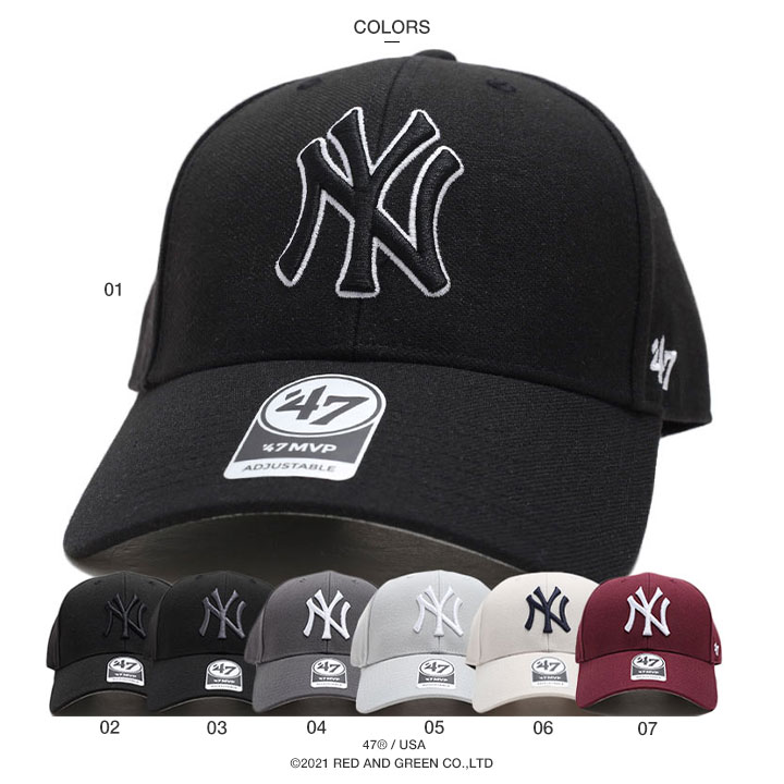 47 キャップ 47brand ニューヨーク ヤンキース 帽子 ロー
