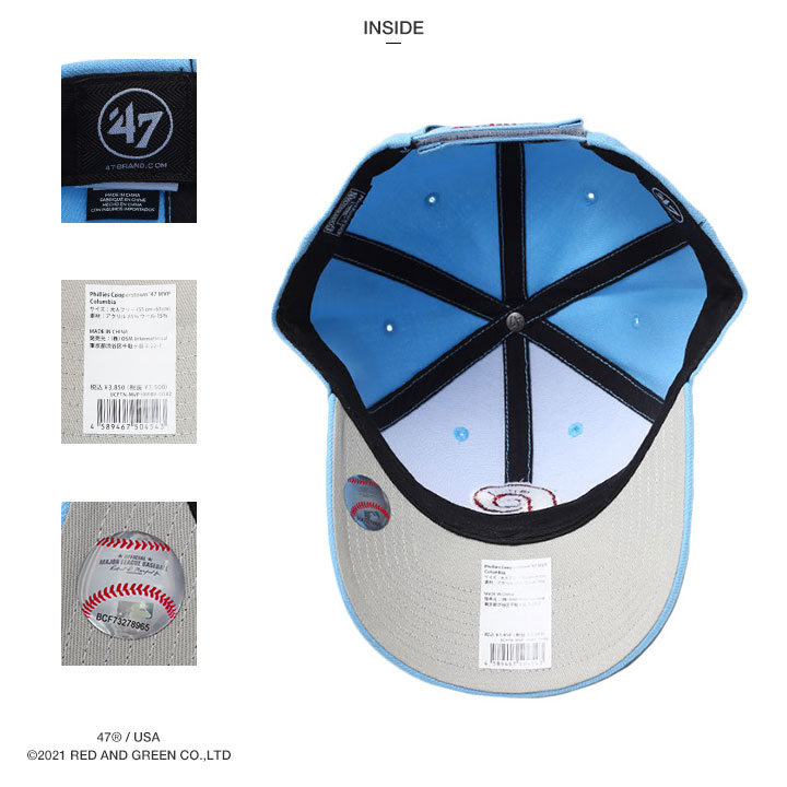 47 キャップ フィラデルフィア フィリーズ 全2色 MLB Phillies
