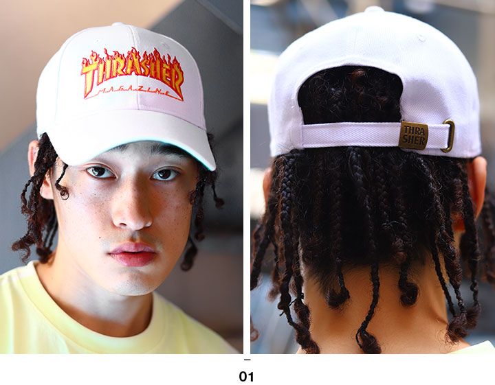 THRASHER キャップ スラッシャー 帽子 cap ローキャップ 浅め ベース