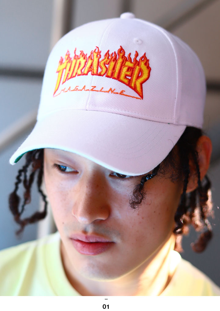 THRASHER キャップ スラッシャー 帽子 cap ローキャップ 浅め ベース