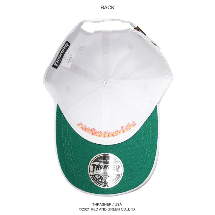 THRASHER FLAME SNAPBACK CAP キャップ 緑 USA THRASHER FLAME LOGO SNAPBACK CAP / GREEN （スラッシャー 5