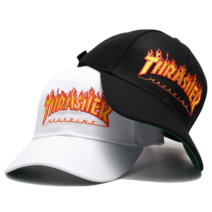 THRASHER キャップ スラッシャー 帽子 cap ローキャップ 浅め