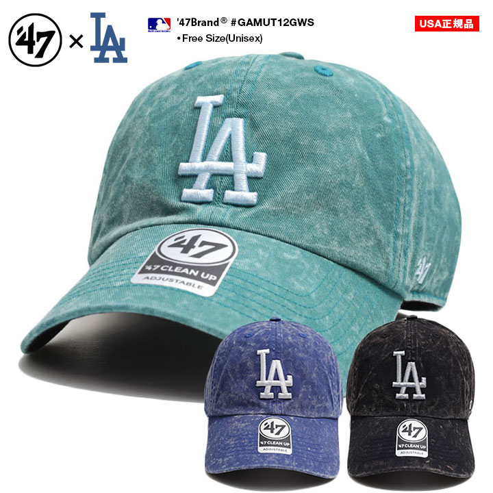 【47 Brand】キャップ 帽子 ベースボールキャップ LA Dodgers 楽天市場】47brand フォーティーセブン キャップ【CLEAN UP LA
