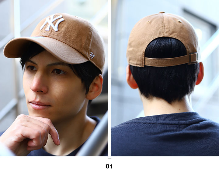 47 キャップ ヤンキース ドジャース レッドソックス MLB メンズ レディース カーキ ロゴ 47brand フォーティセブン 帽子 cap ローキャップ 浅め おしゃれ｜weekindenim｜07