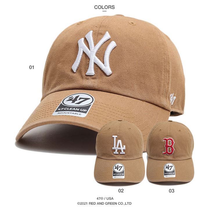 47 キャップ ヤンキース ドジャース レッドソックス MLB メンズ レディース カーキ ロゴ 47brand フォーティセブン 帽子 cap ローキャップ 浅め おしゃれ｜weekindenim｜11