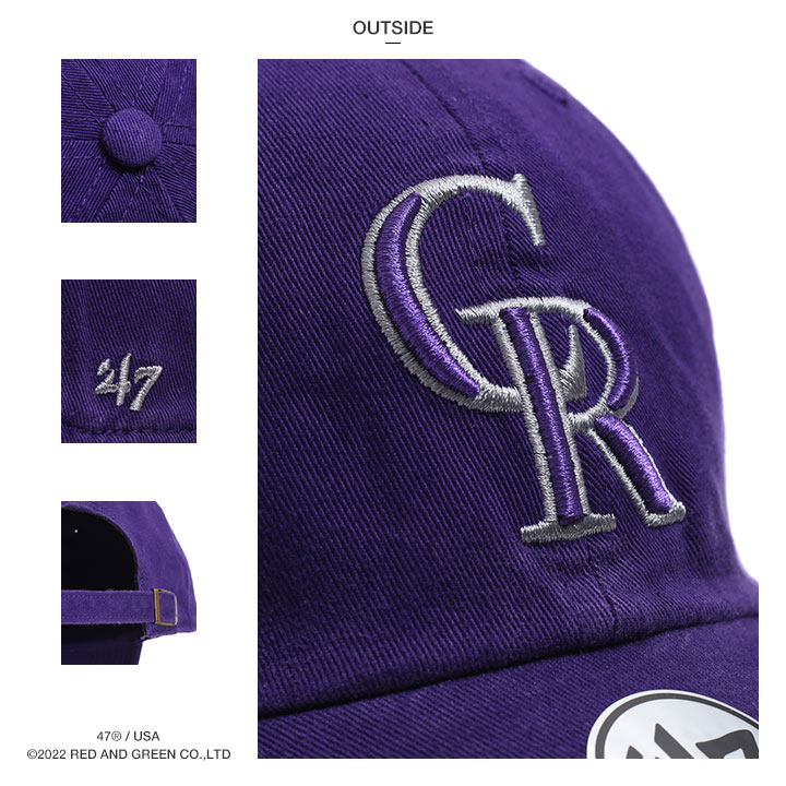 47 キャップ コロラド ロッキーズ MLB Rockies ロゴ 47brand 